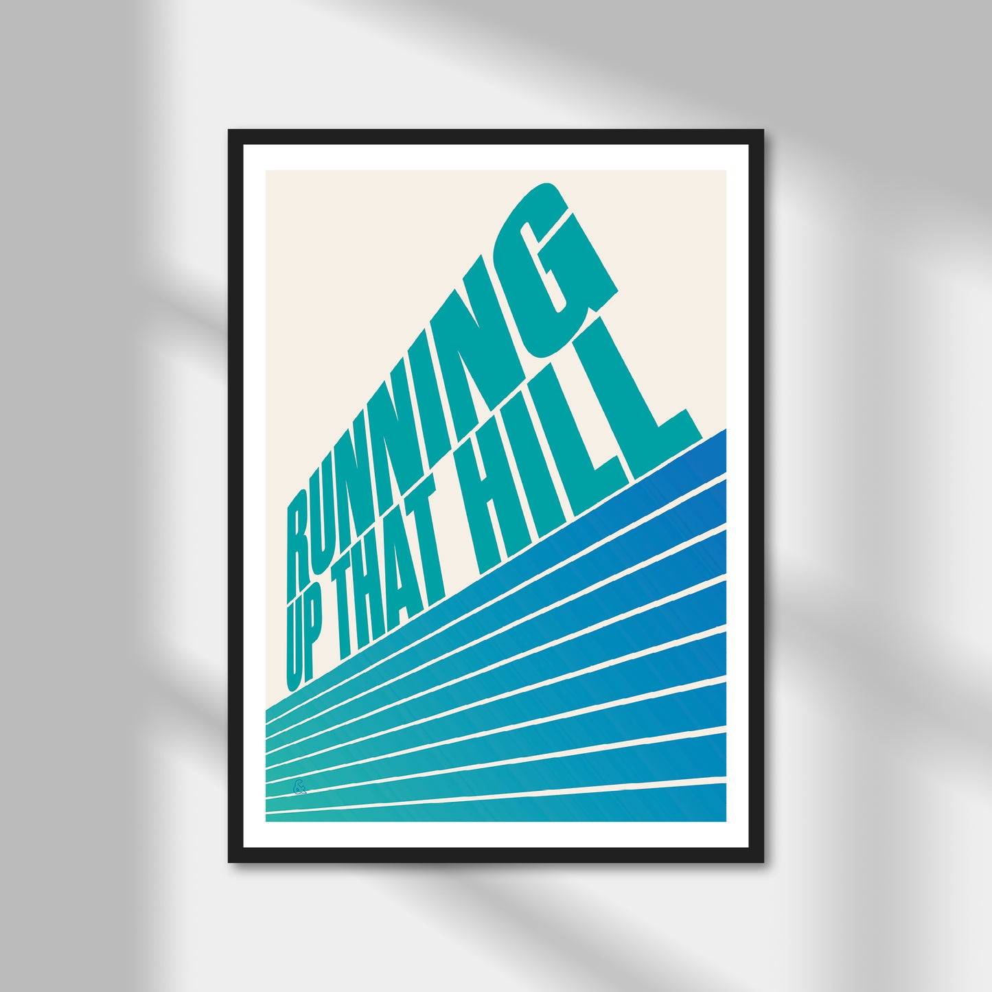 Running Up That Hill Print | Colour Option A5