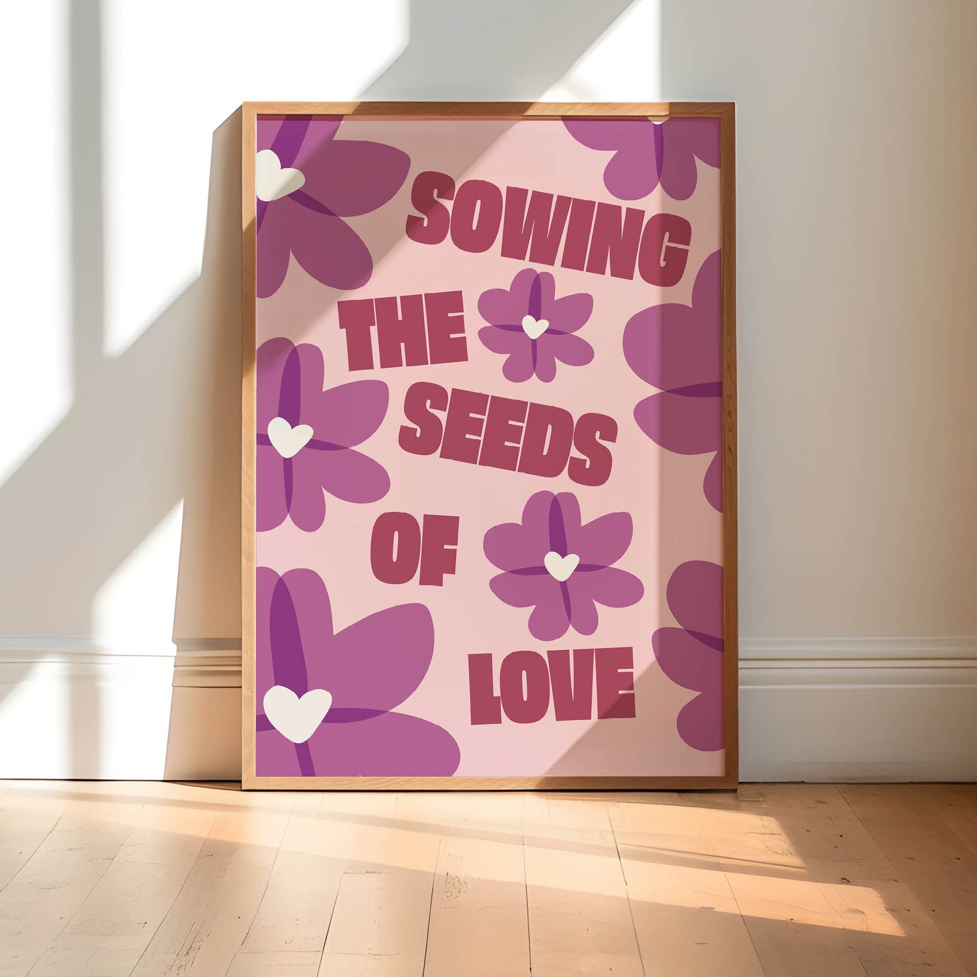 Sowing The Seeds Of Love Print | Colour Option A5