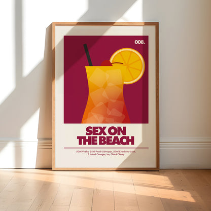 Sex On The Beach Print | Colour Option A5