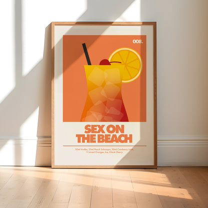 Sex On The Beach Print | Colour Option A5