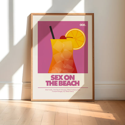 Sex On The Beach Print | Colour Option A5