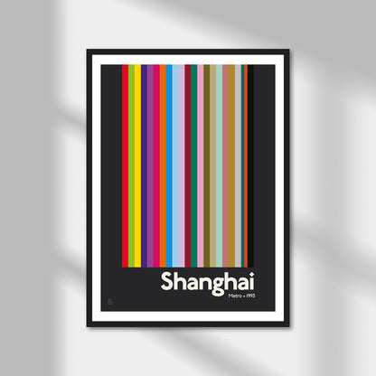 Shanghai Metro Print | Colour Option A5