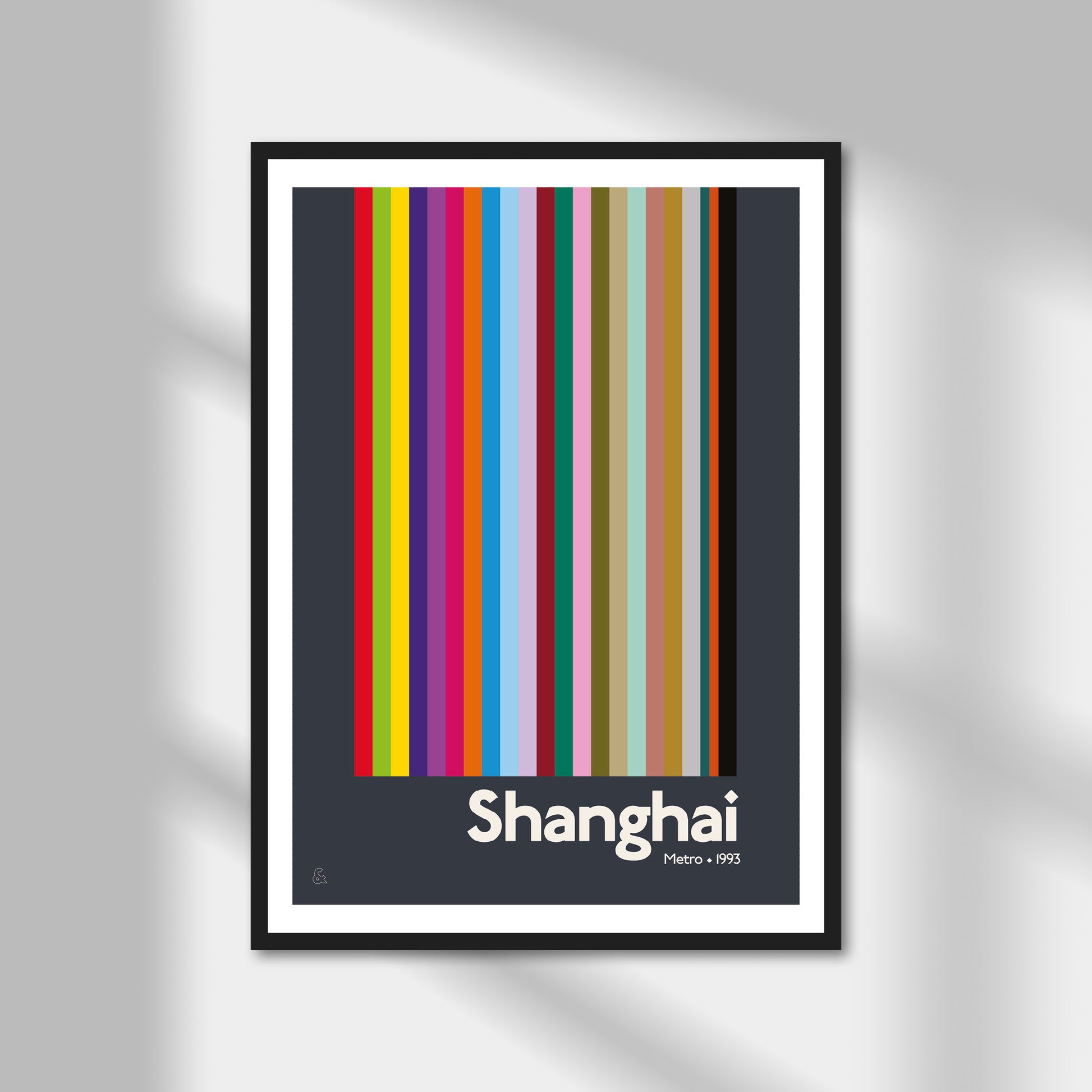 Shanghai Metro Print | Colour Option A5