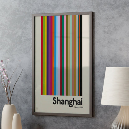 Shanghai Metro Print | Colour Option 