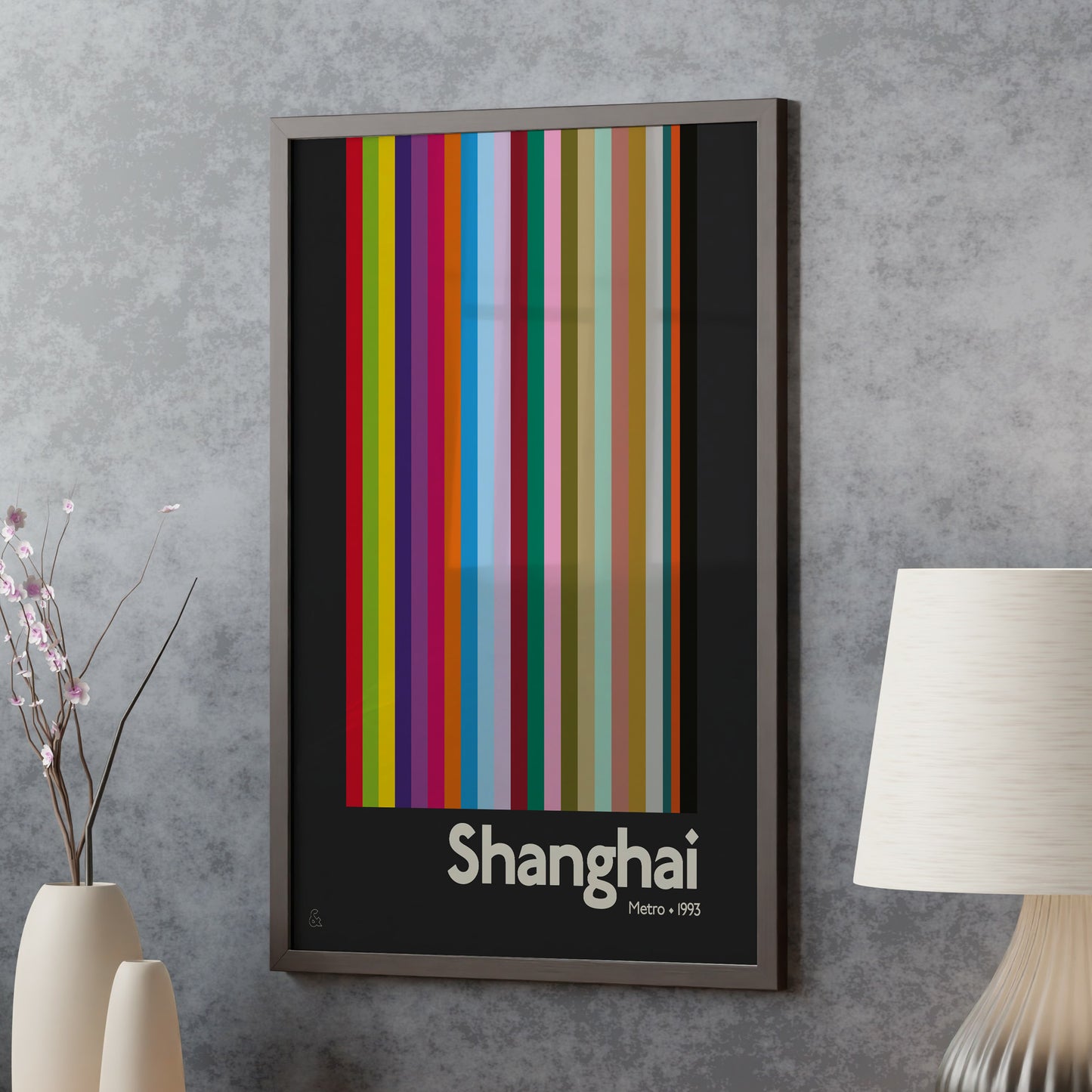 Shanghai Metro Print | Colour Option 