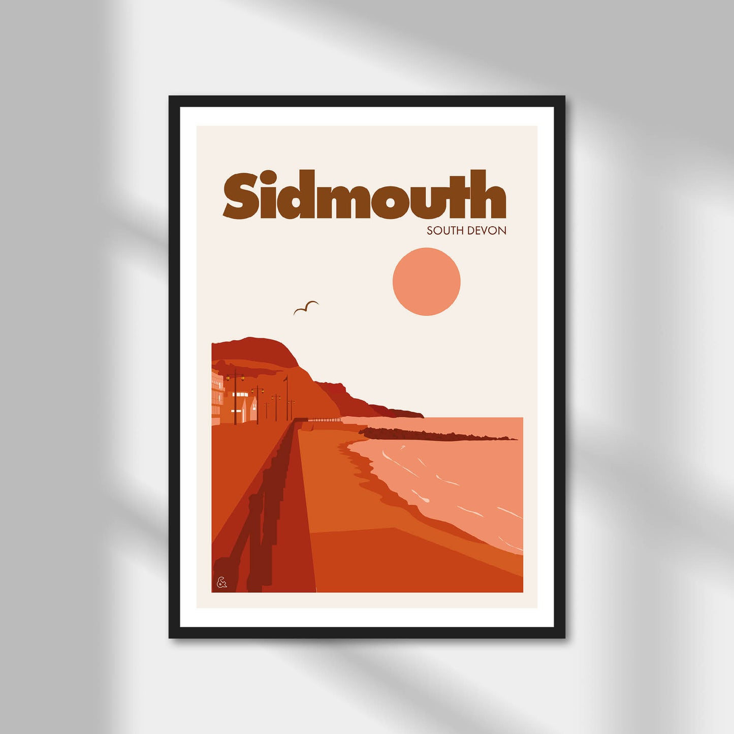 Sidmouth, South Devon Print | Colour Option A5