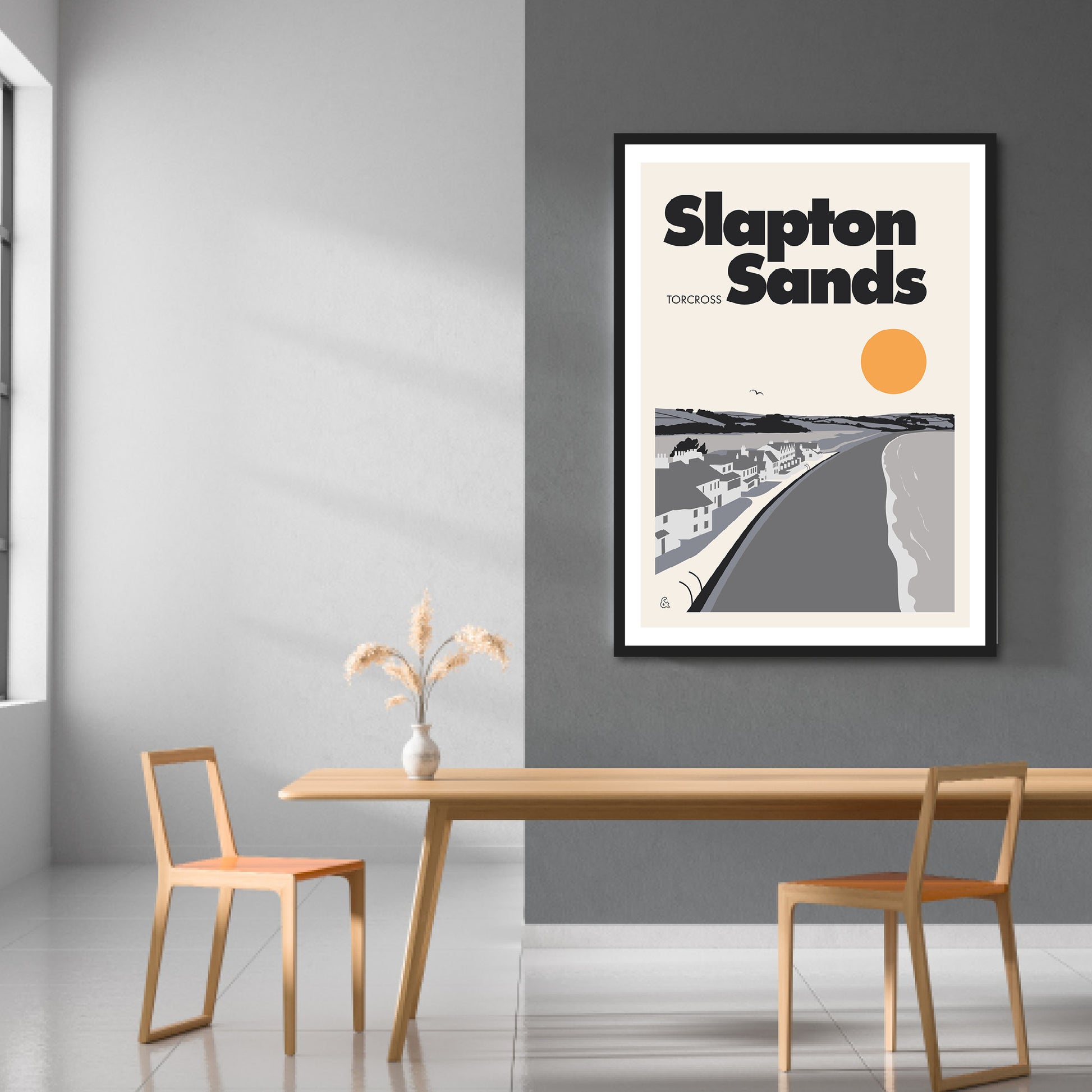 Slapton Sands, Devon Print | Colour Option 