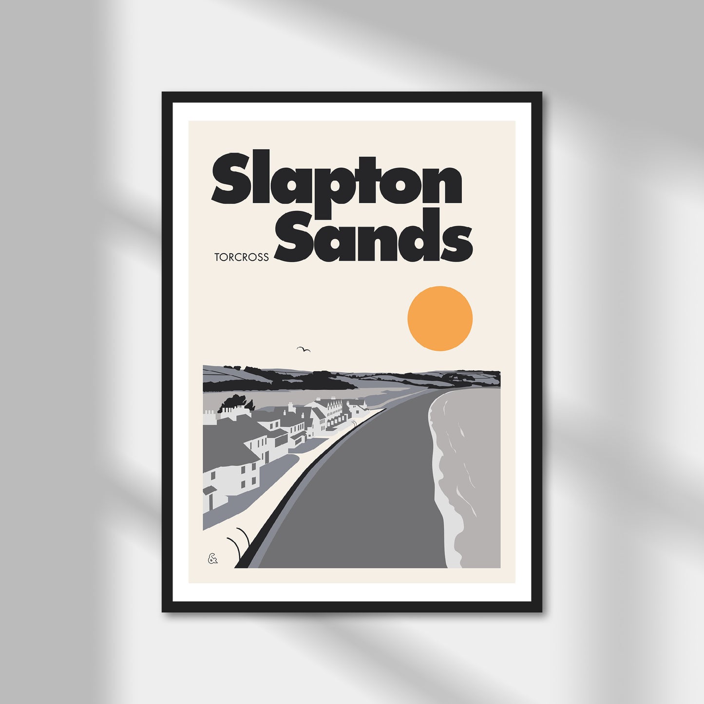 Slapton Sands, Devon Print | Colour Option A5