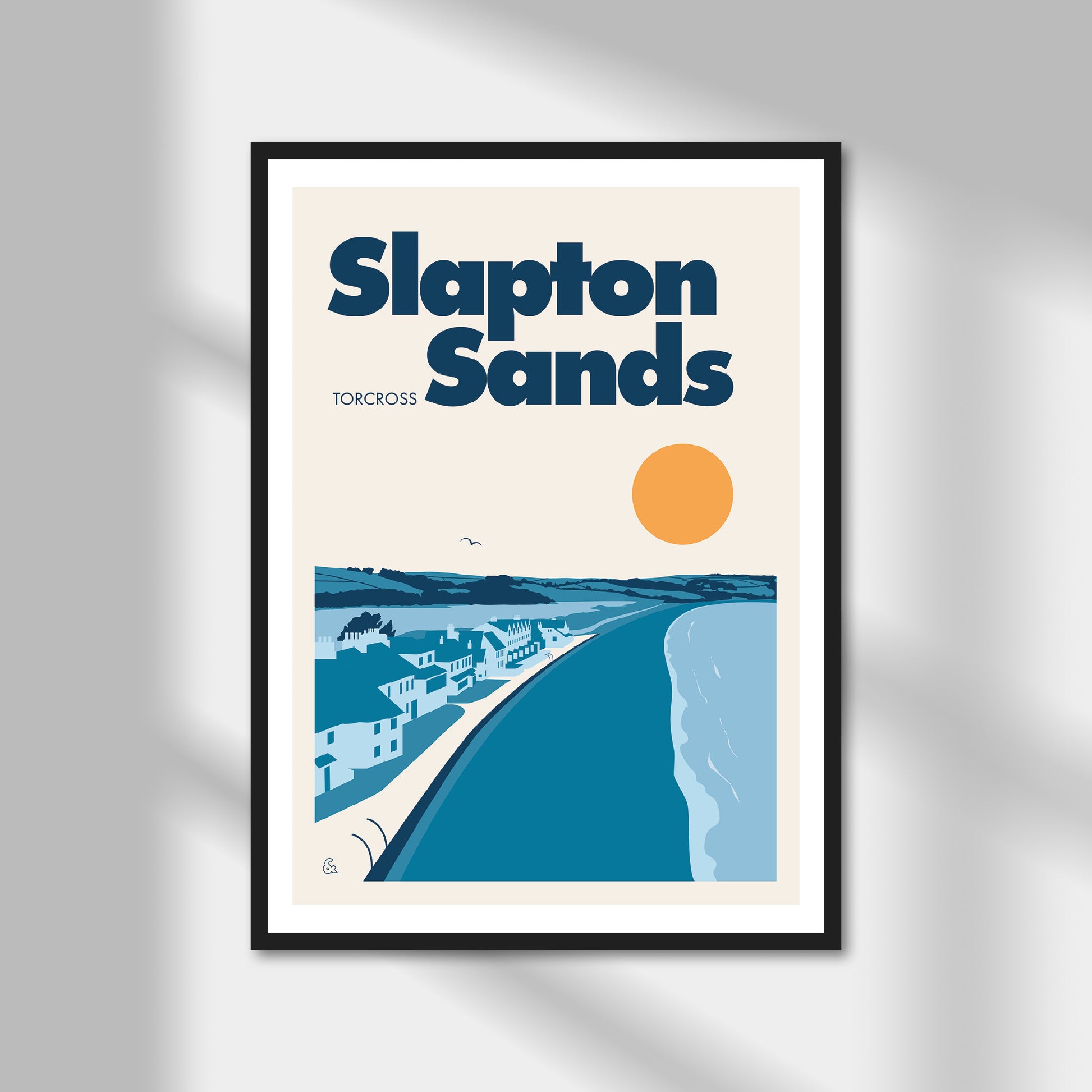 Slapton Sands, Devon Print | Colour Option A5