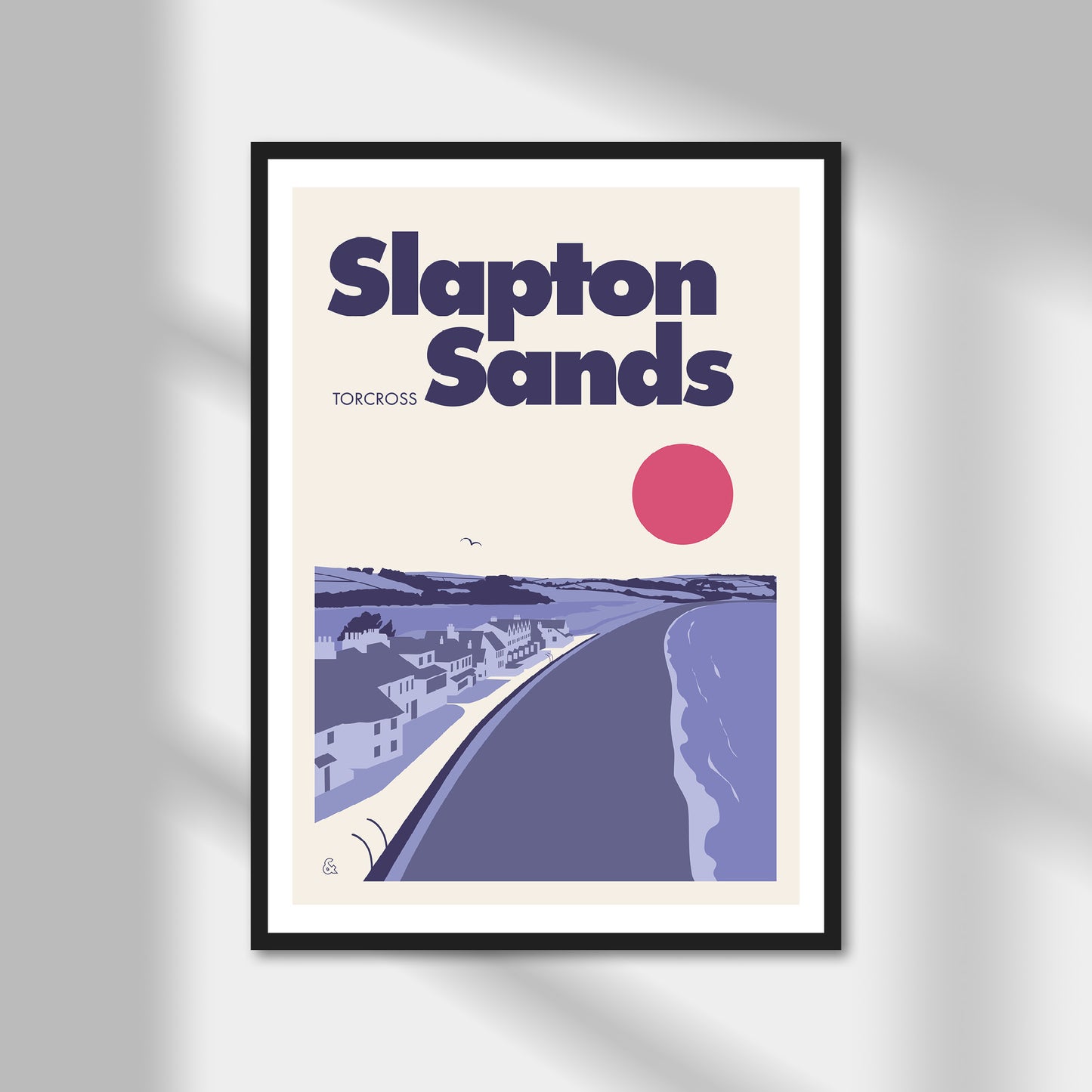 Slapton Sands, Devon Print | Colour Option A5