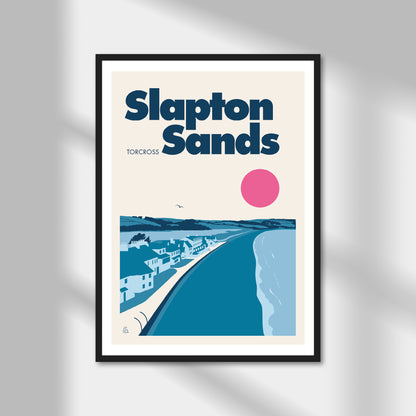 Slapton Sands, Devon Print | Colour Option A5