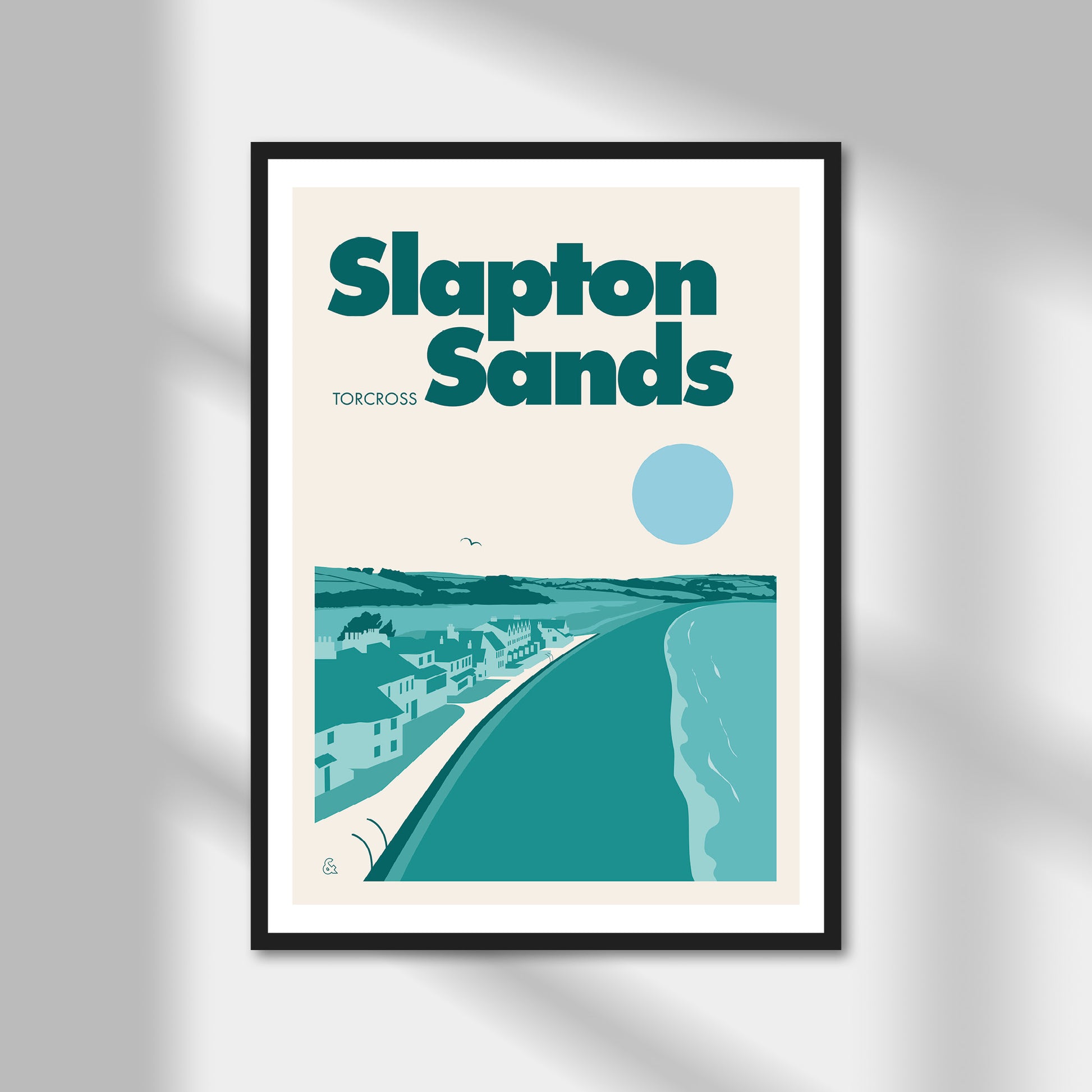 Slapton Sands, Devon Print | Colour Option A5