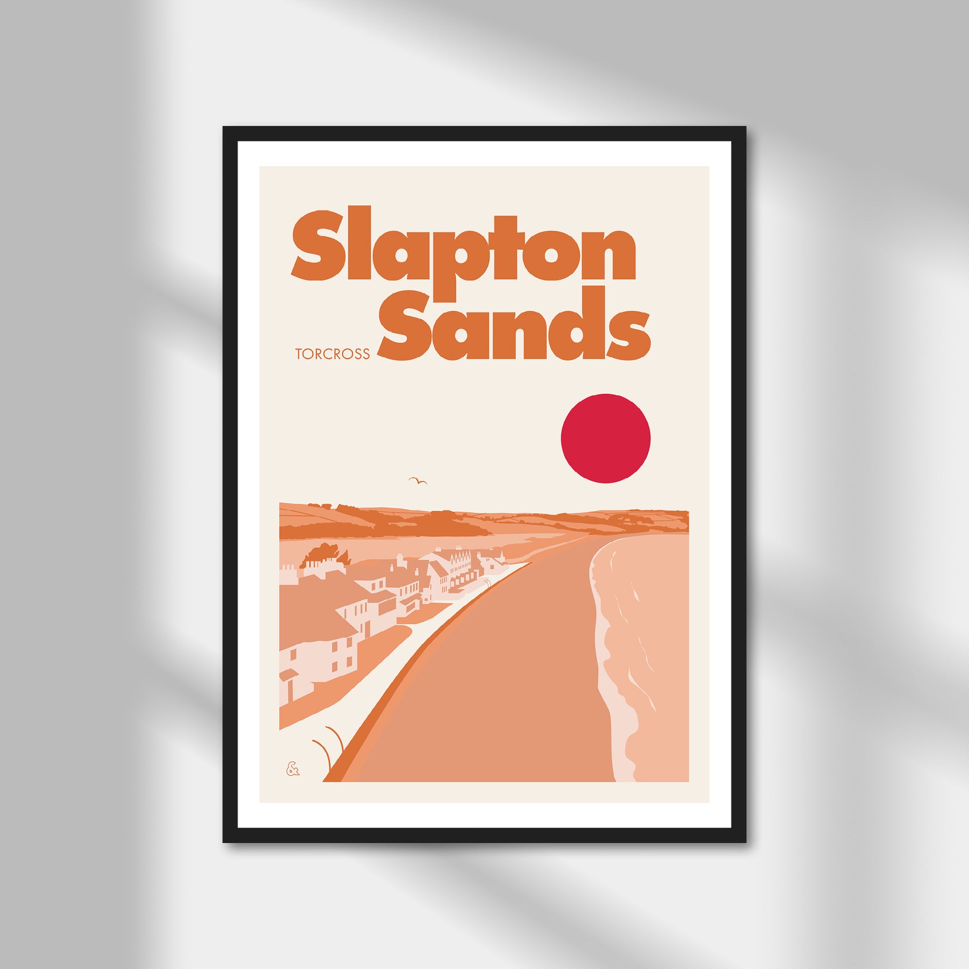 Slapton Sands, Devon Print | Colour Option A5