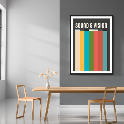 Sound & Vision Print | Colour Option 