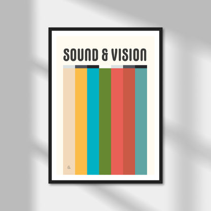 Sound & Vision Print | Colour Option A5