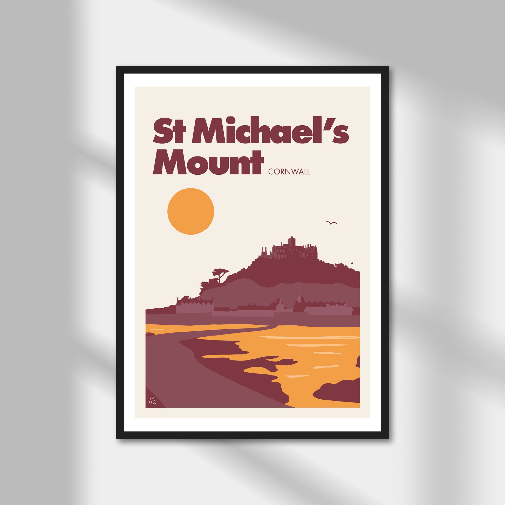 St Michael's Mount Print | Colour Option A5