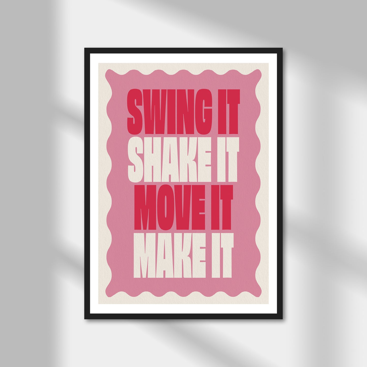 Swing It, Shake It Print | Colour Option A5