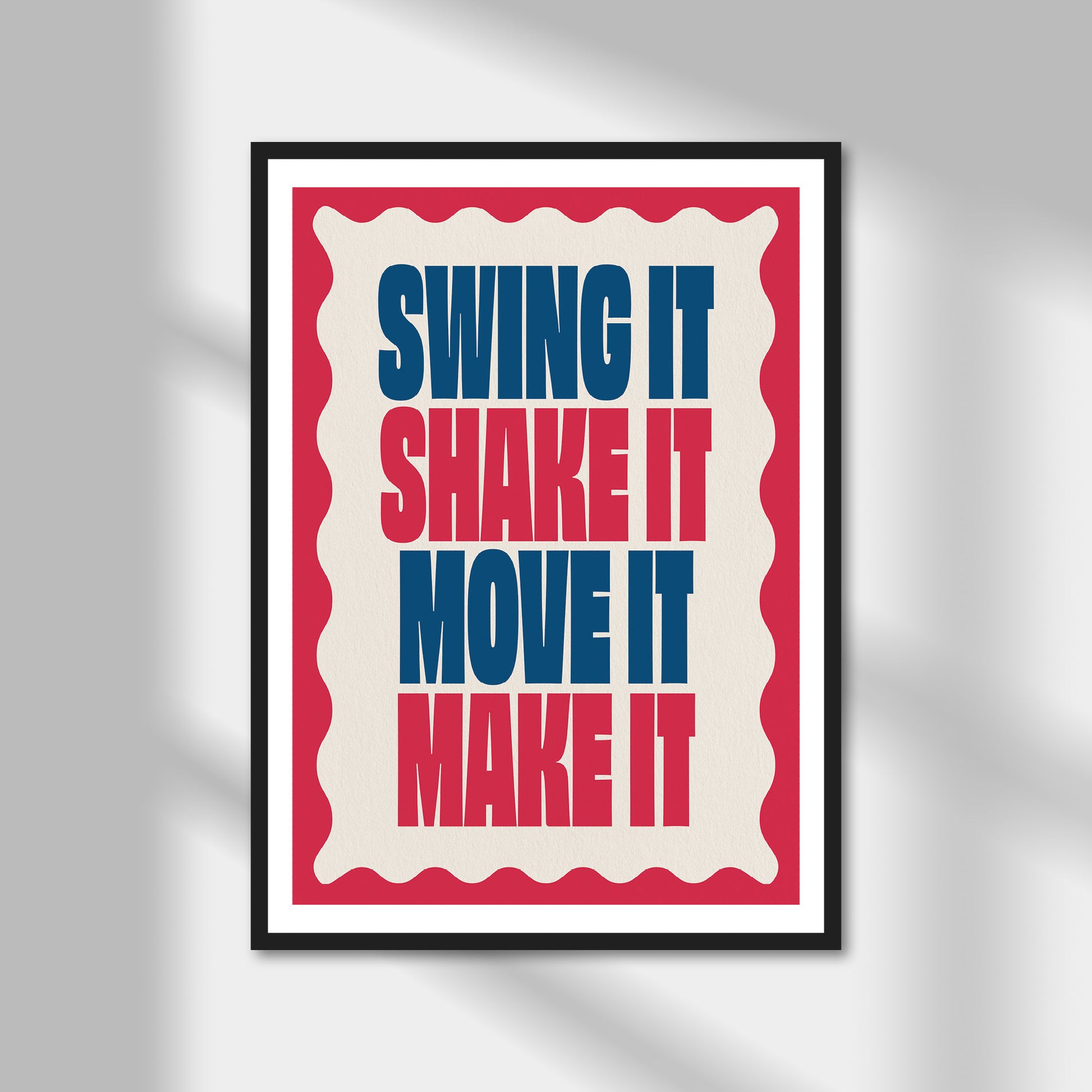 Swing It, Shake It Print | Colour Option A5