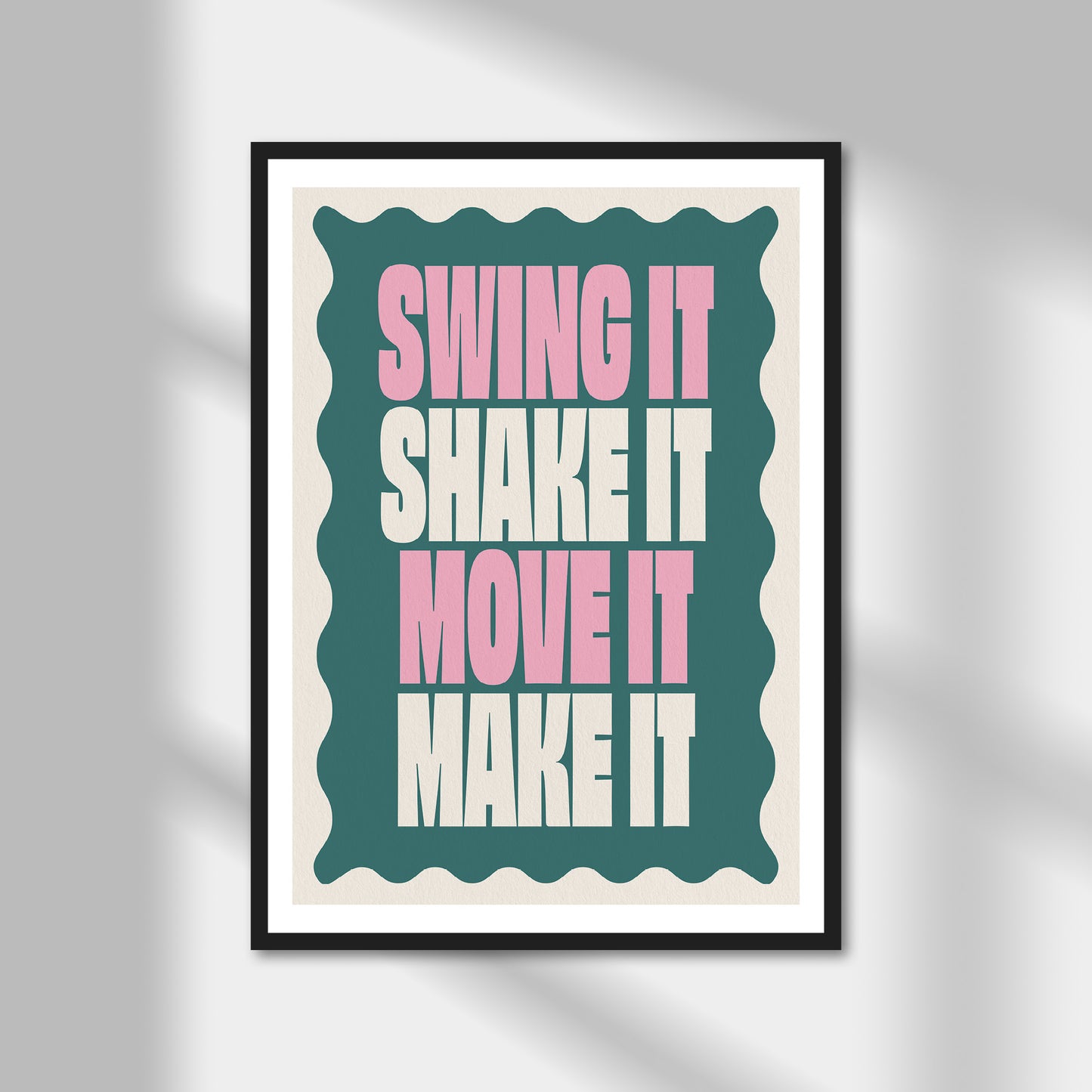 Swing It, Shake It Print | Colour Option A5