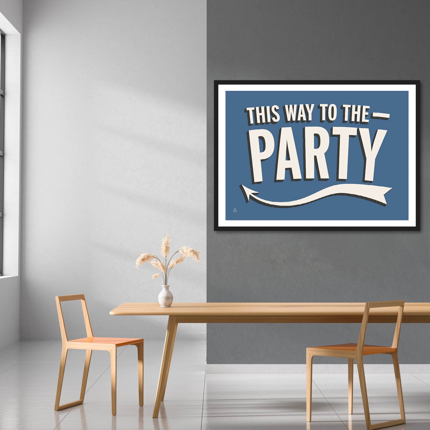 This Way To The Party Print | Colour Option 