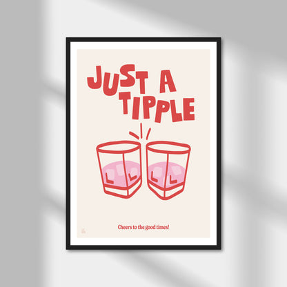 Just A Tipple Print | Colour Option A5