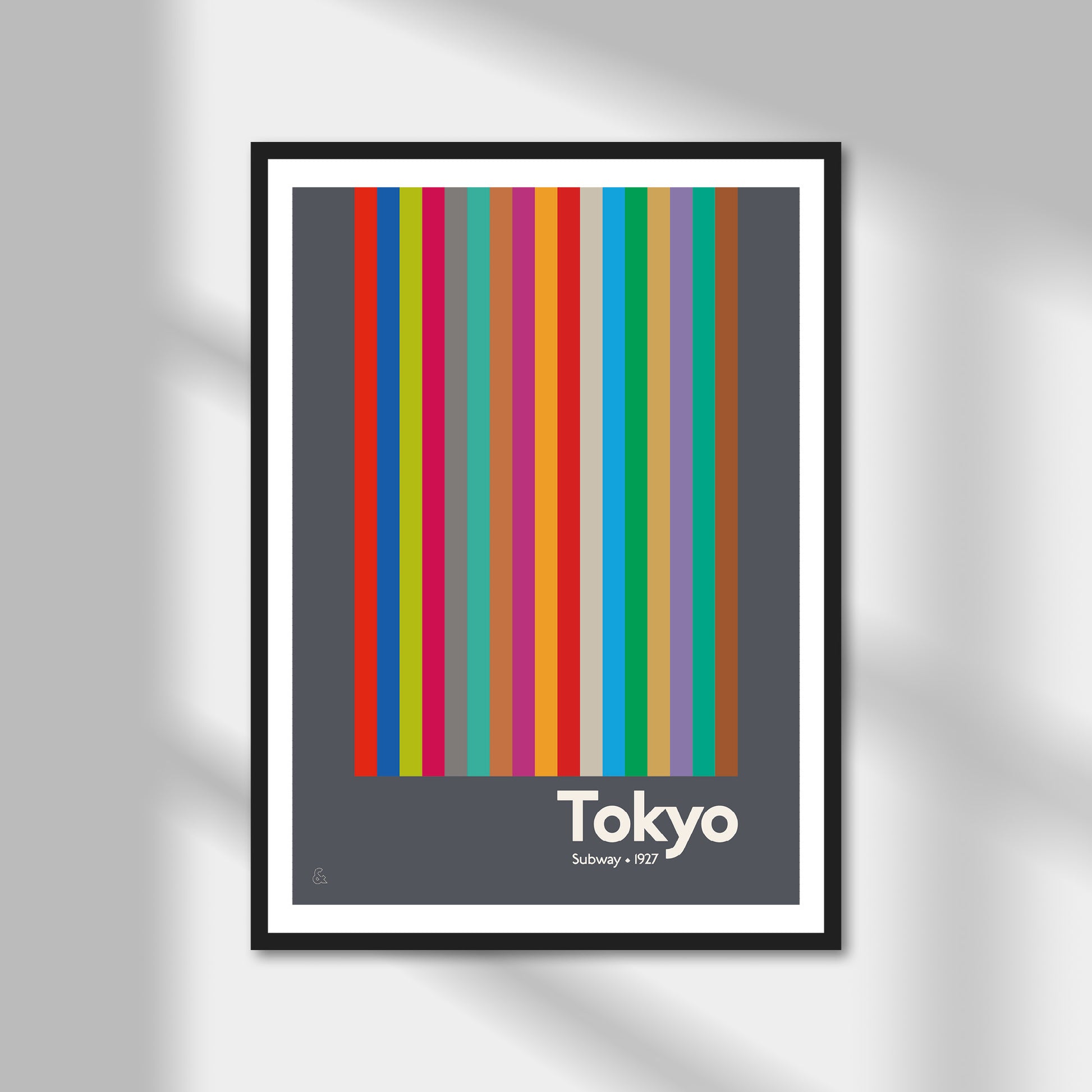 Tokyo Subway Print | Colour Option A5