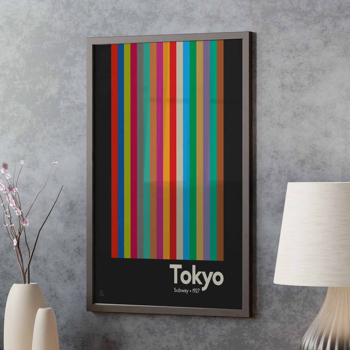 Tokyo Subway Print | Colour Option 