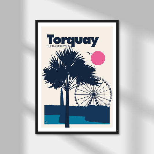 Torquay, The English Riviera Print | Colour Option A5