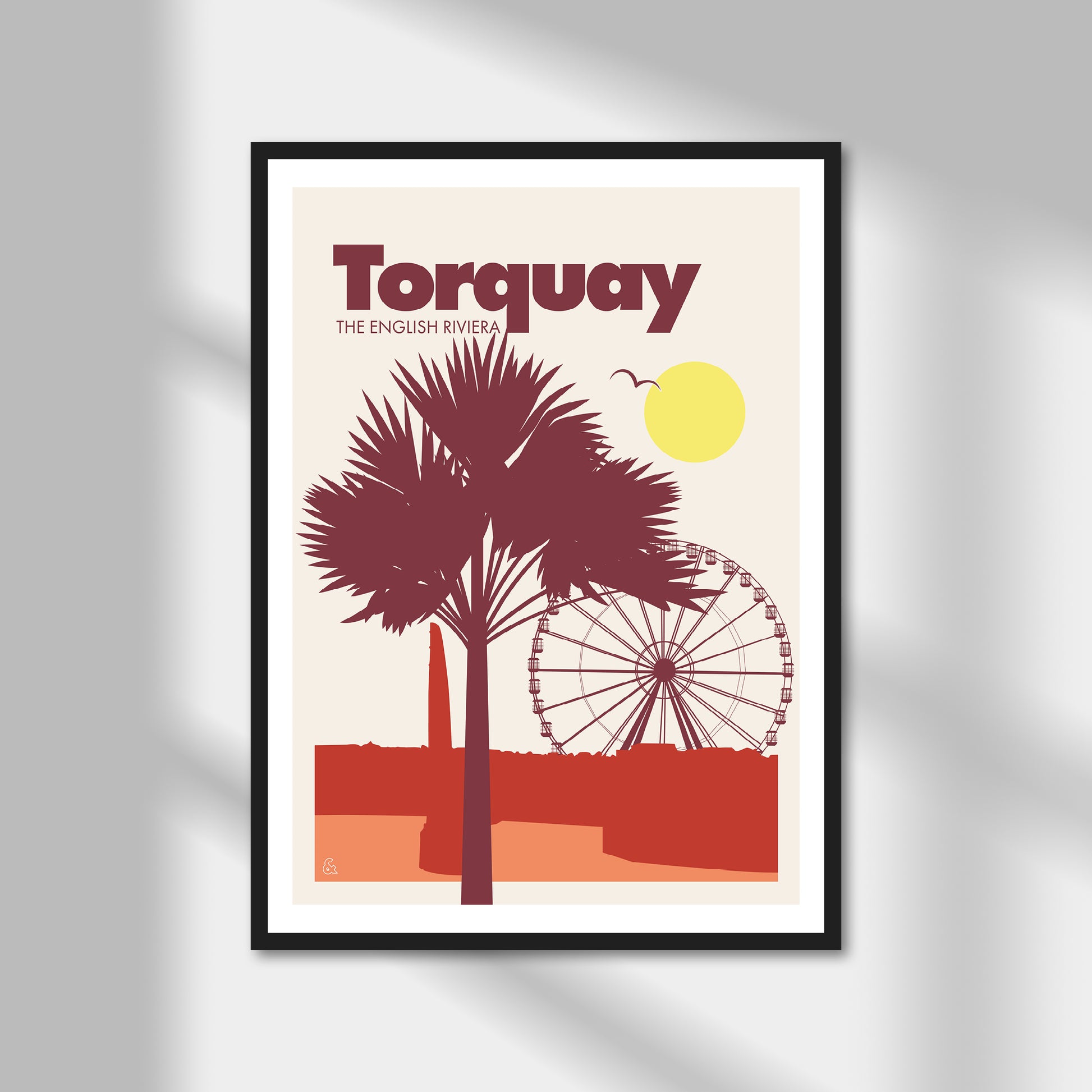 Torquay, The English Riviera Print | Colour Option A5