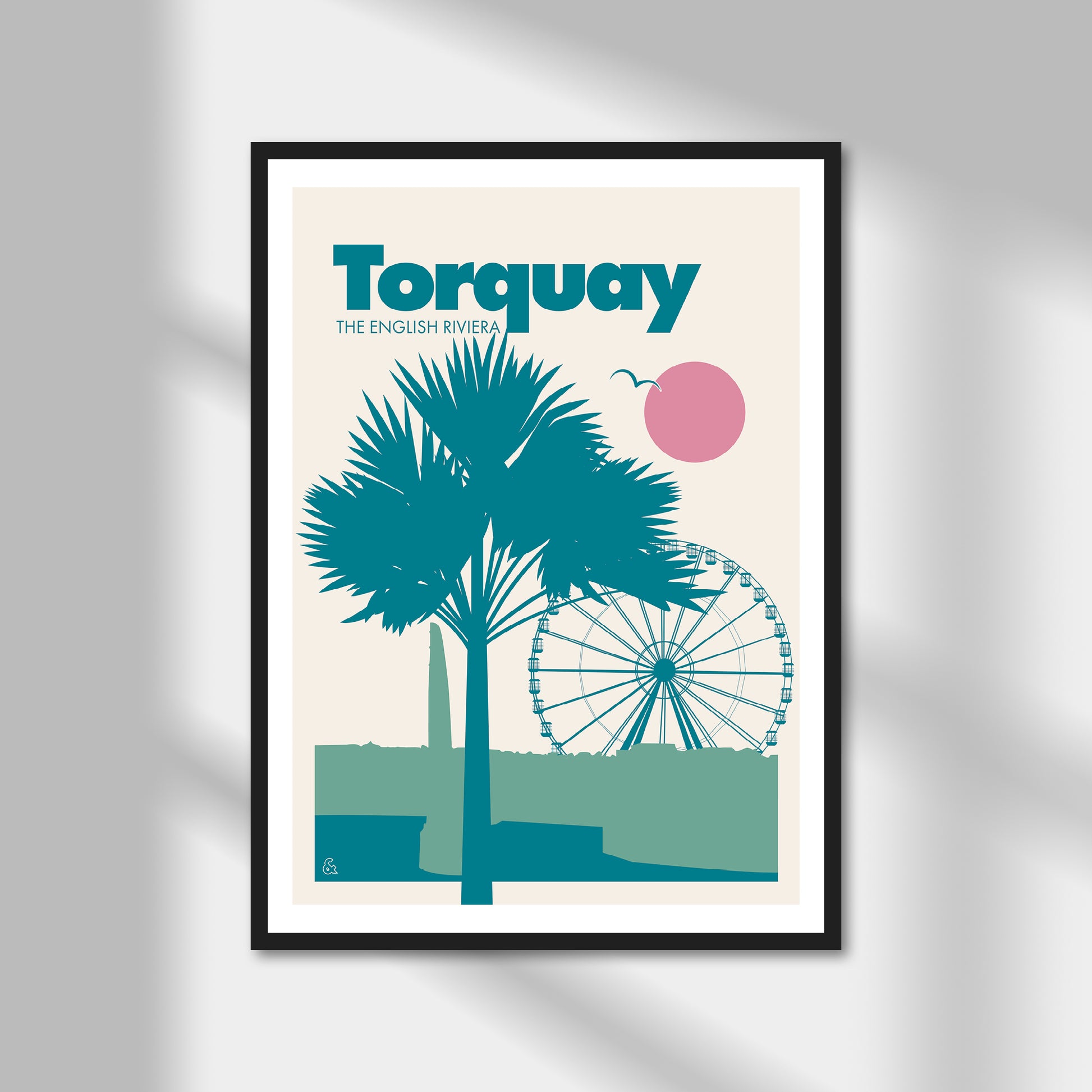 Torquay, The English Riviera Print | Colour Option A5