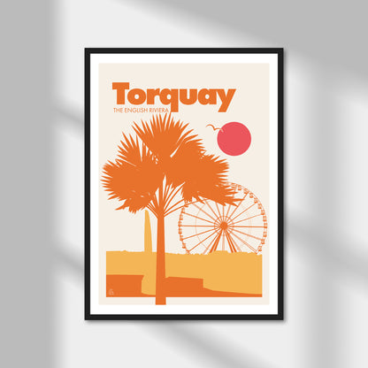 Torquay, The English Riviera Print | Colour Option A5