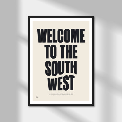 Welcome to the South West Print | Colour Option A5