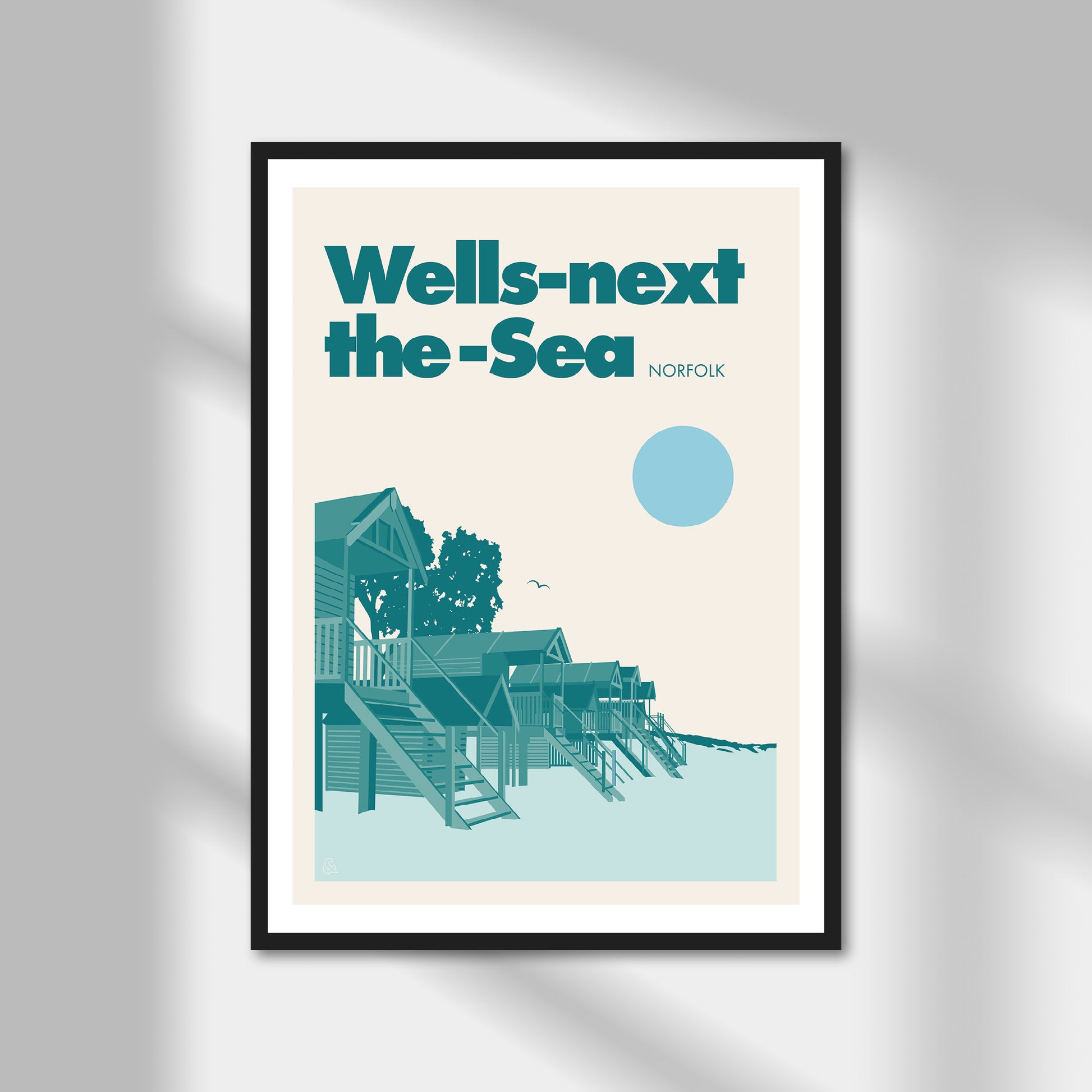 Wells Next The Sea, Norfolk Print | Colour Option A5