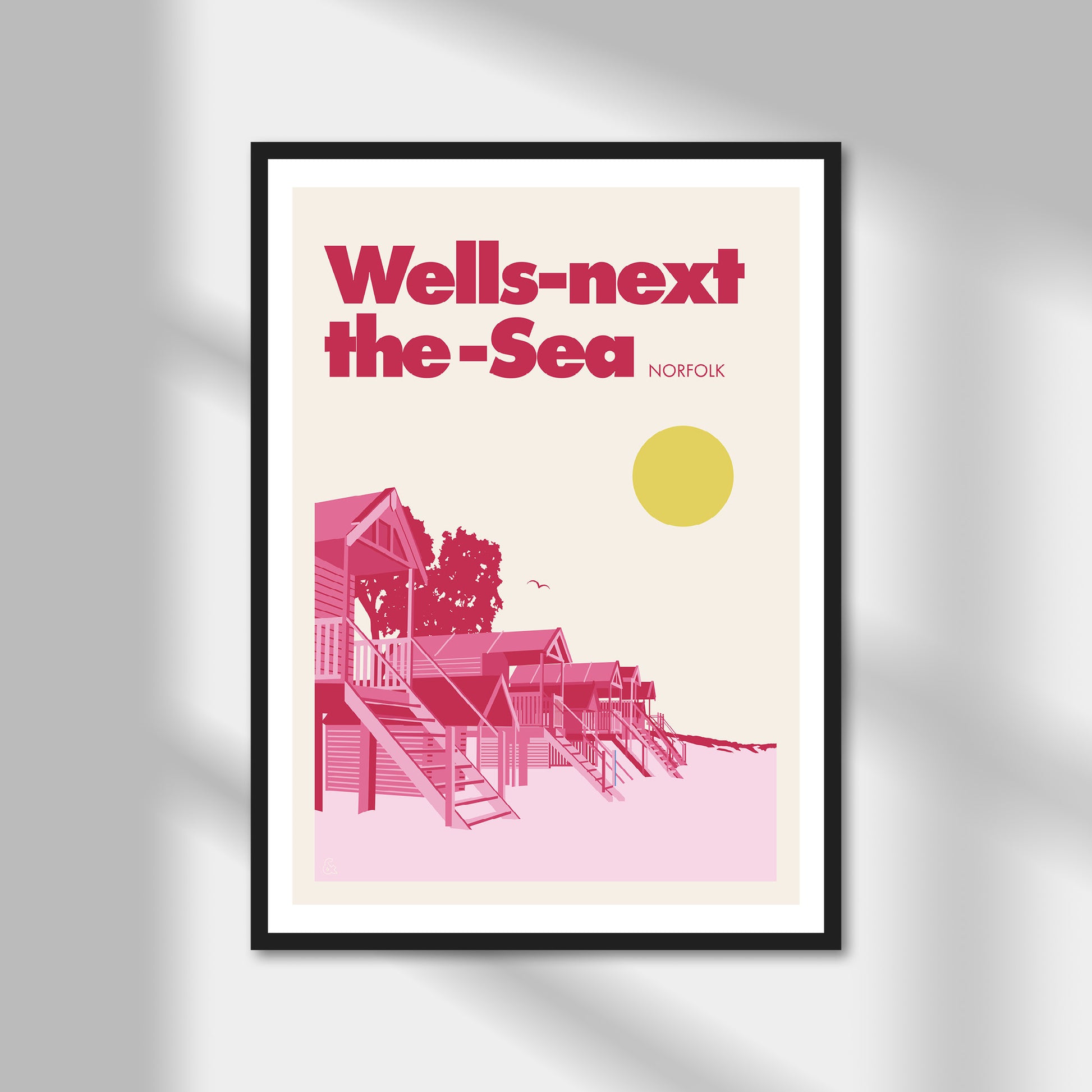 Wells Next The Sea, Norfolk Print | Colour Option A5