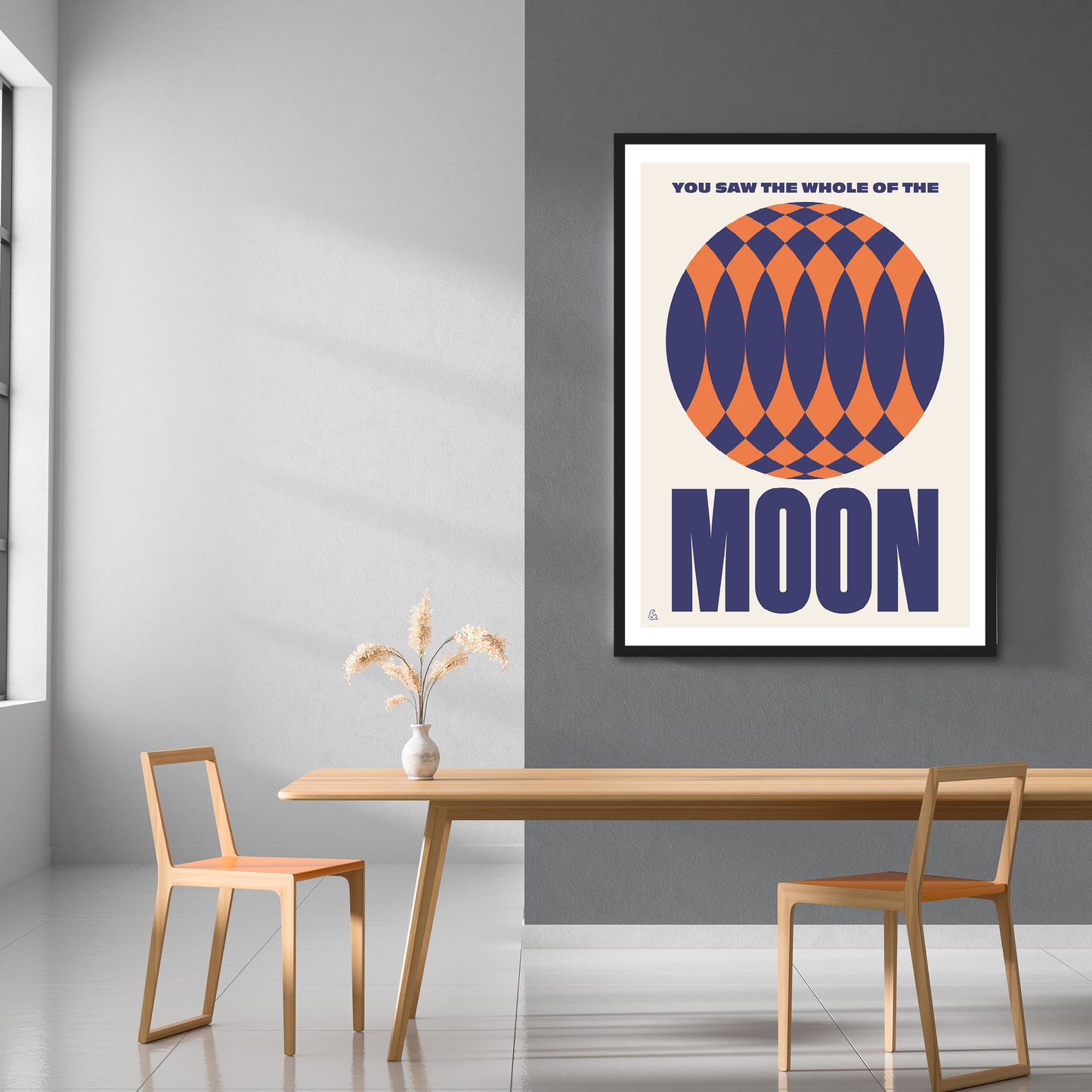 You Saw The Whole Of The Moon Print | Colour Option 