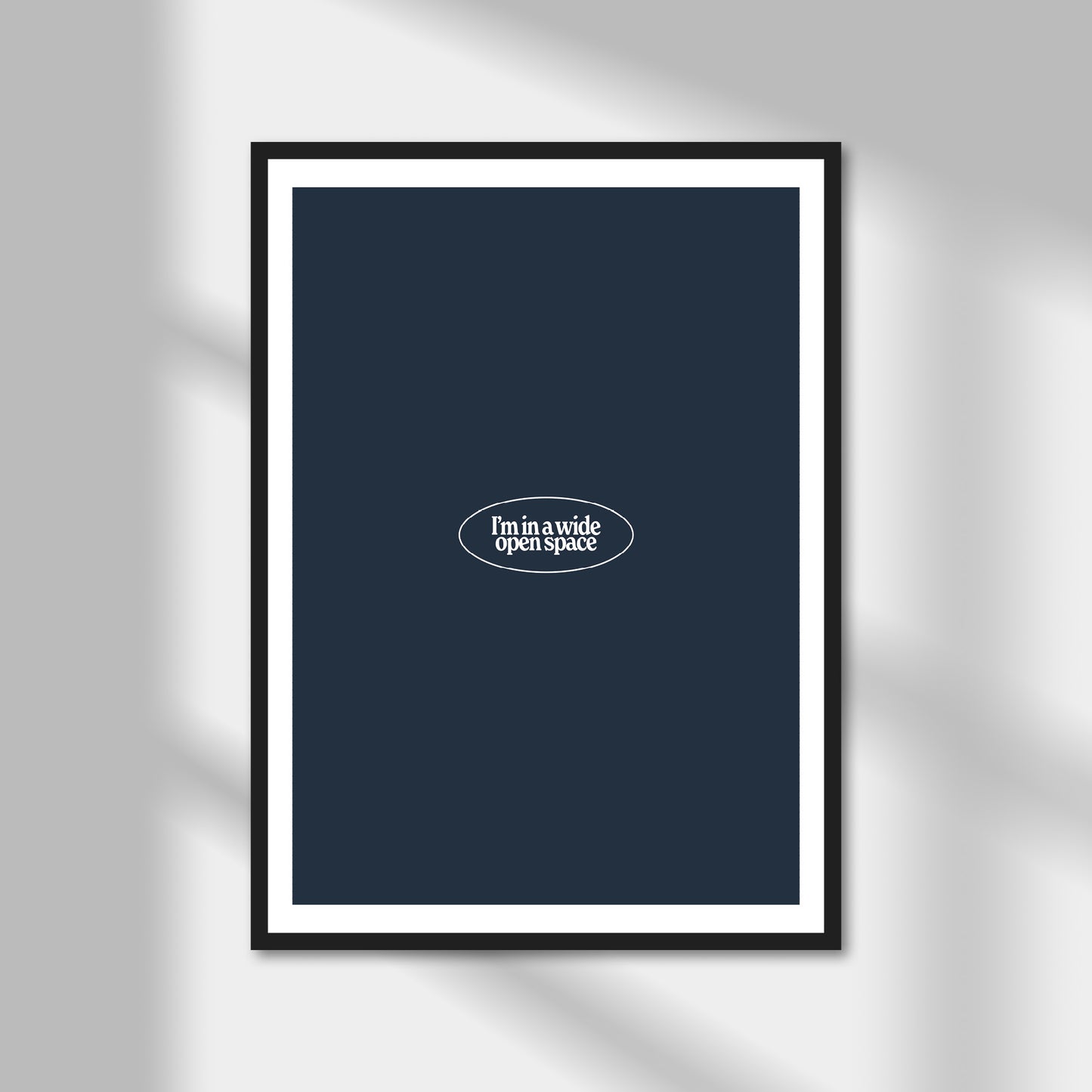 I'm In A Wide Open Space Print | Colour Option A5