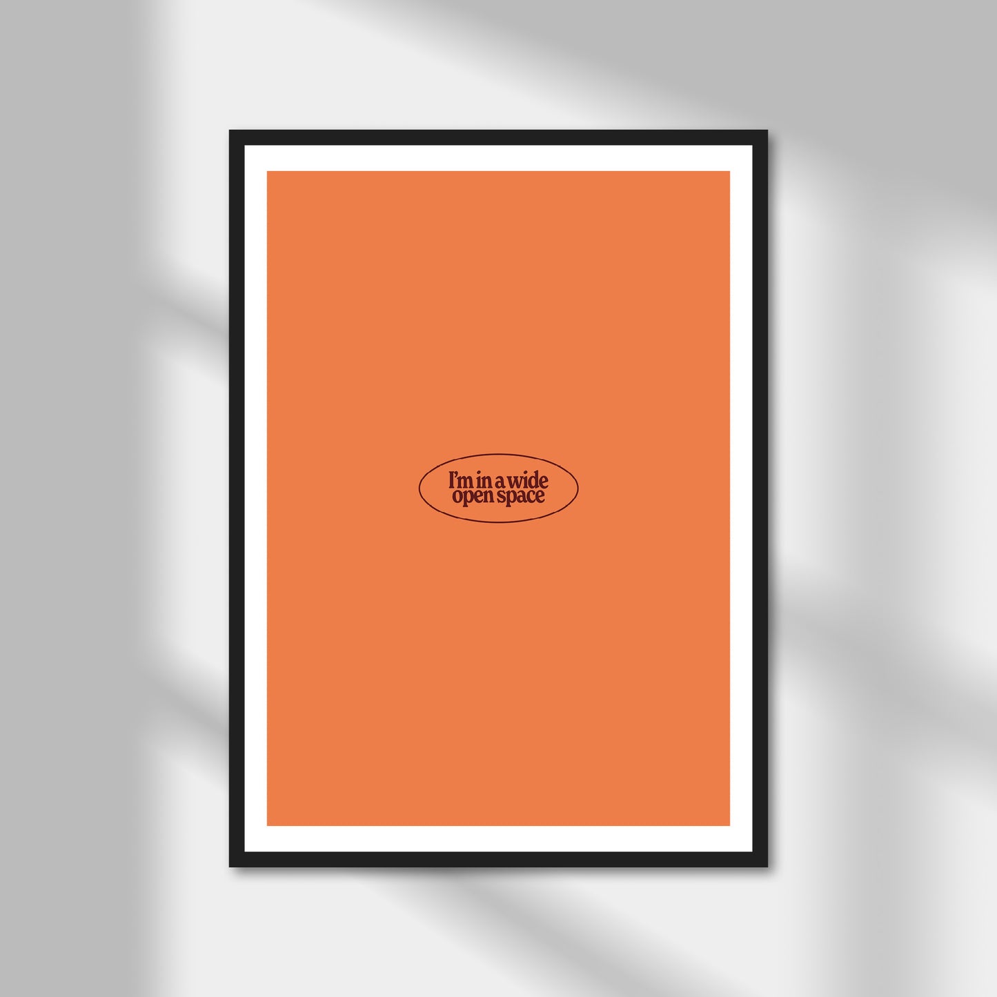 I'm In A Wide Open Space Print | Colour Option A5