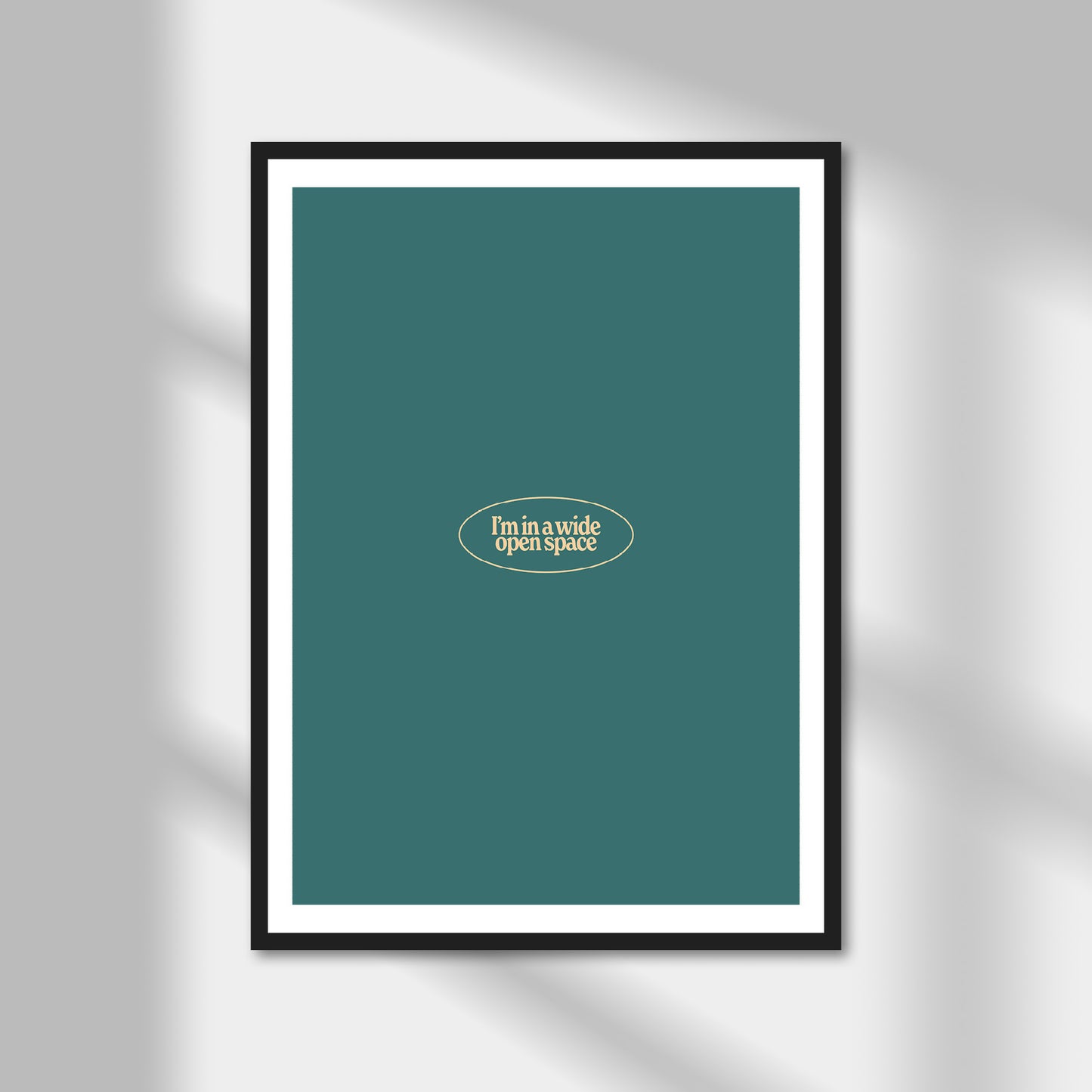 I'm In A Wide Open Space Print | Colour Option A5