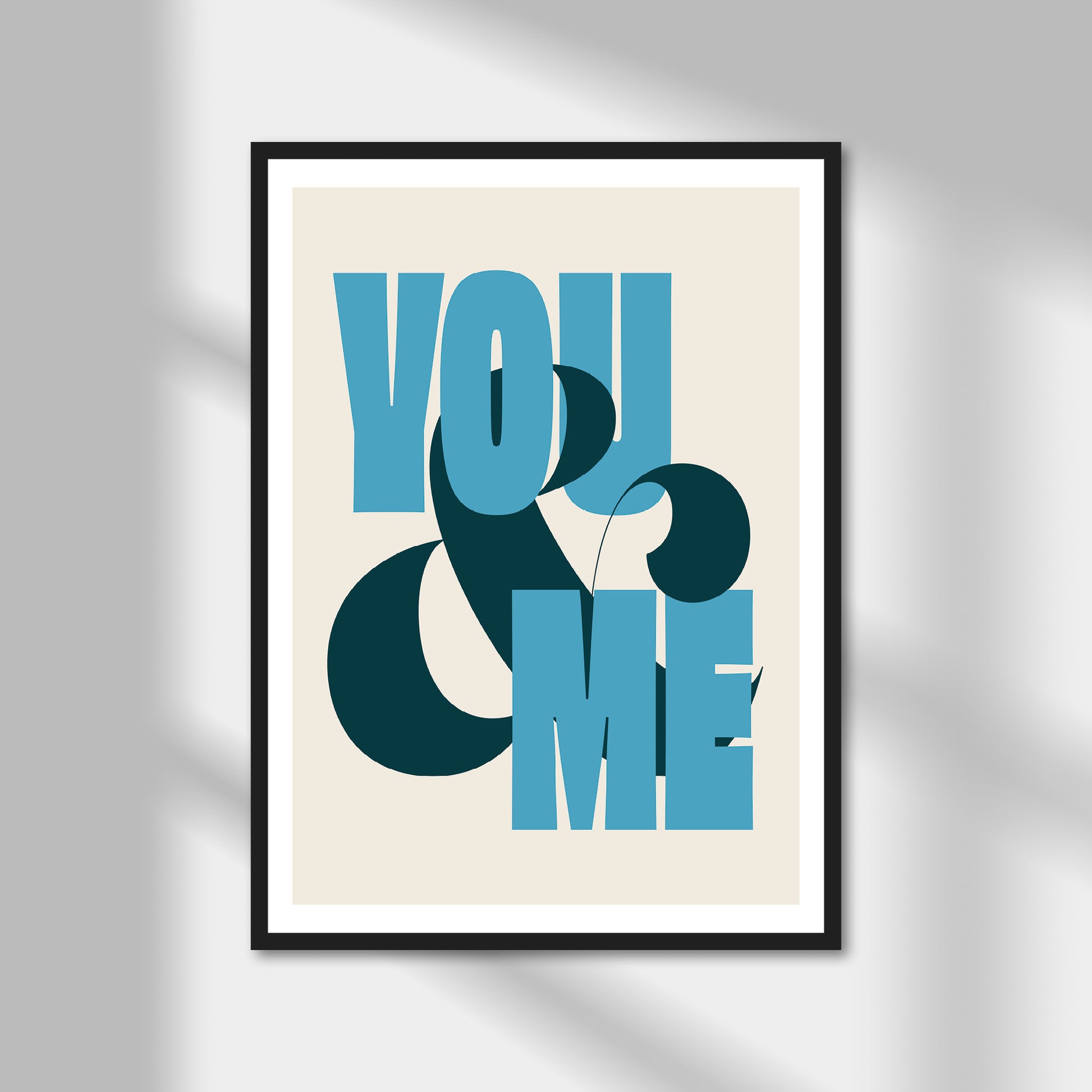 You & Me (portrait) Print | Colour Option A5