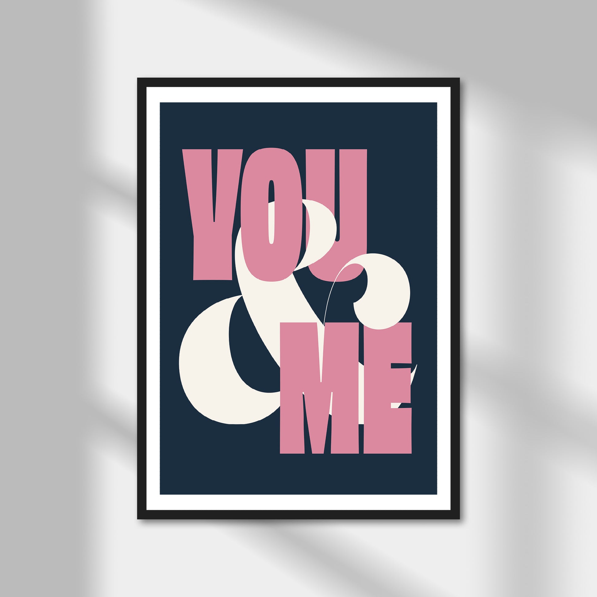 You & Me (portrait) Print | Colour Option A5