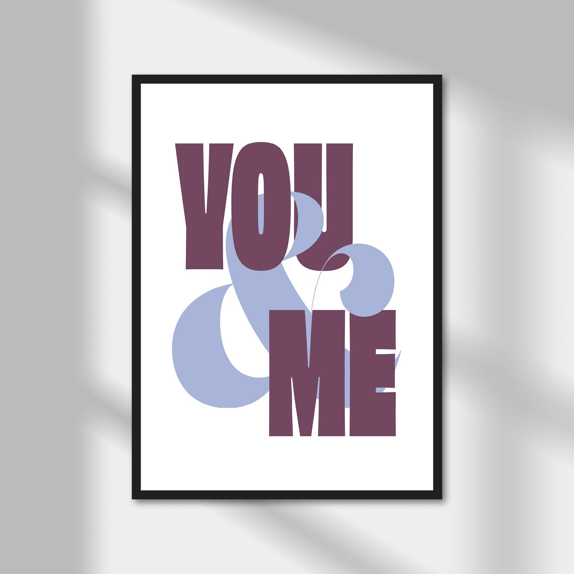 You & Me (portrait) Print | Colour Option A5