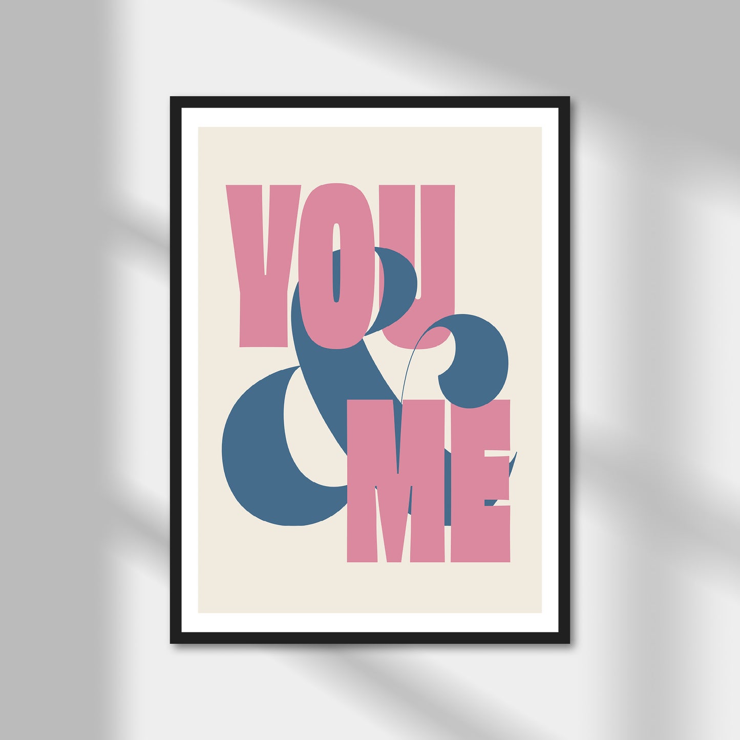 You & Me (portrait) Print | Colour Option A5