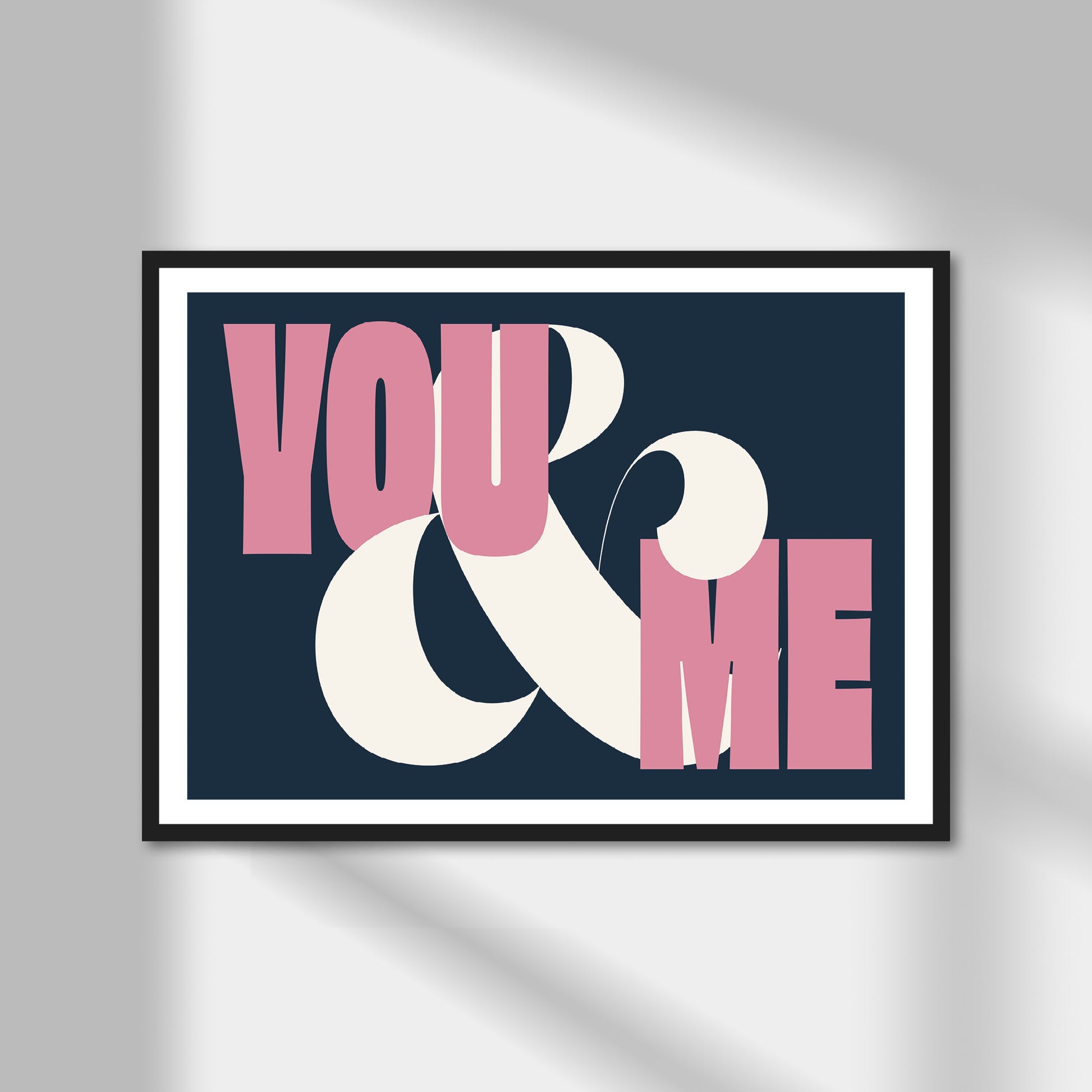 You & Me (landscape) Print | Colour Option A5