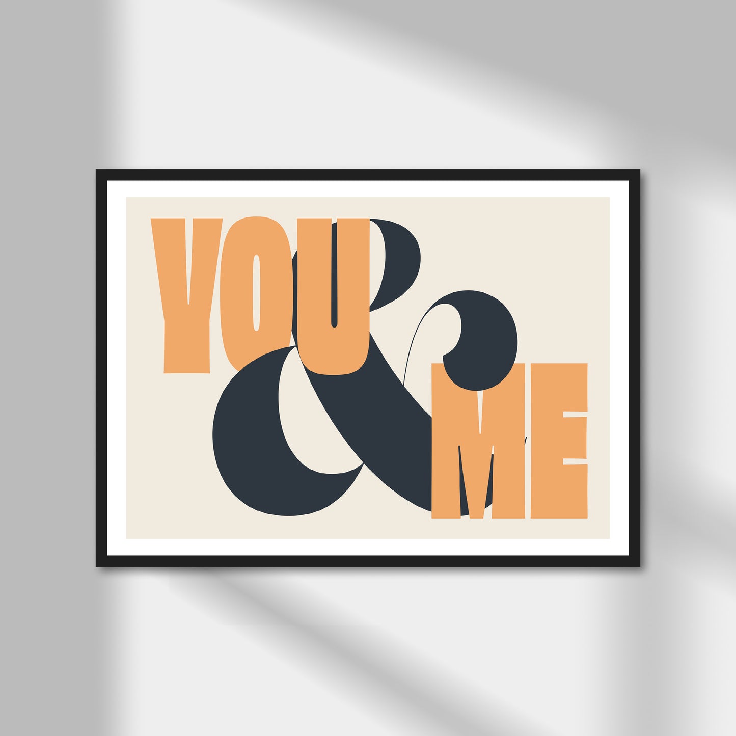 You & Me (landscape) Print | Colour Option A5