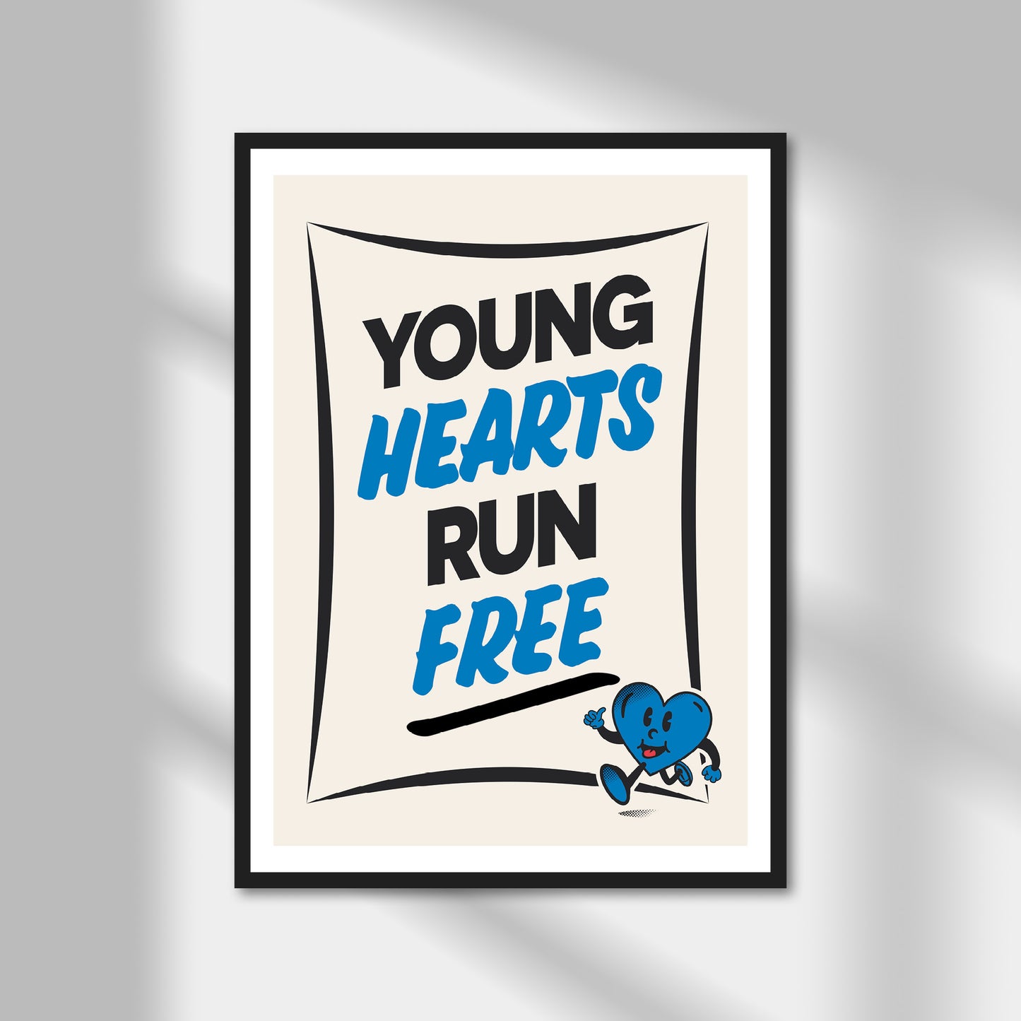 Young Hearts Run Free Print | Colour Option A5