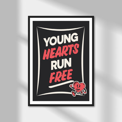 Young Hearts Run Free Print | Colour Option A5