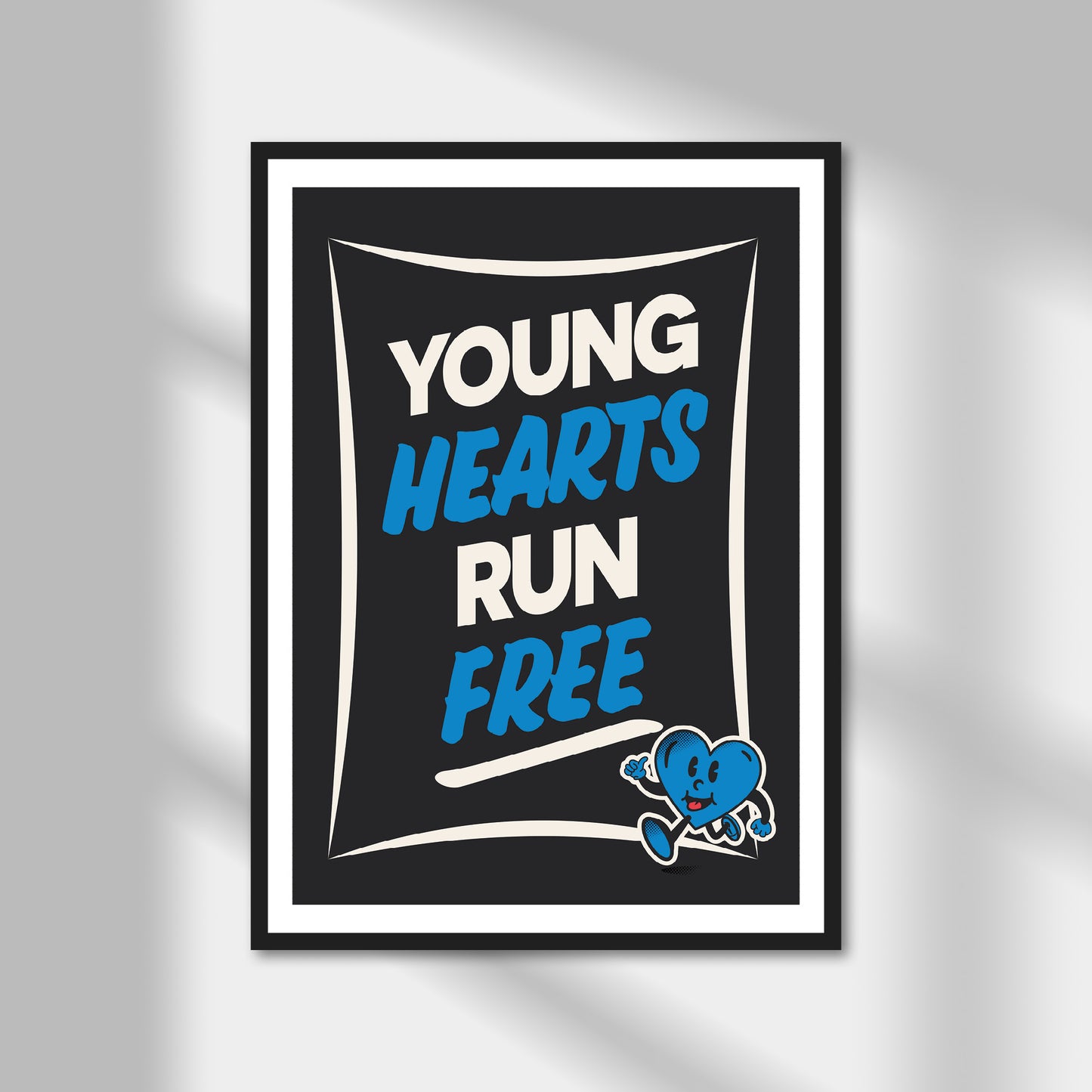 Young Hearts Run Free Print | Colour Option A5